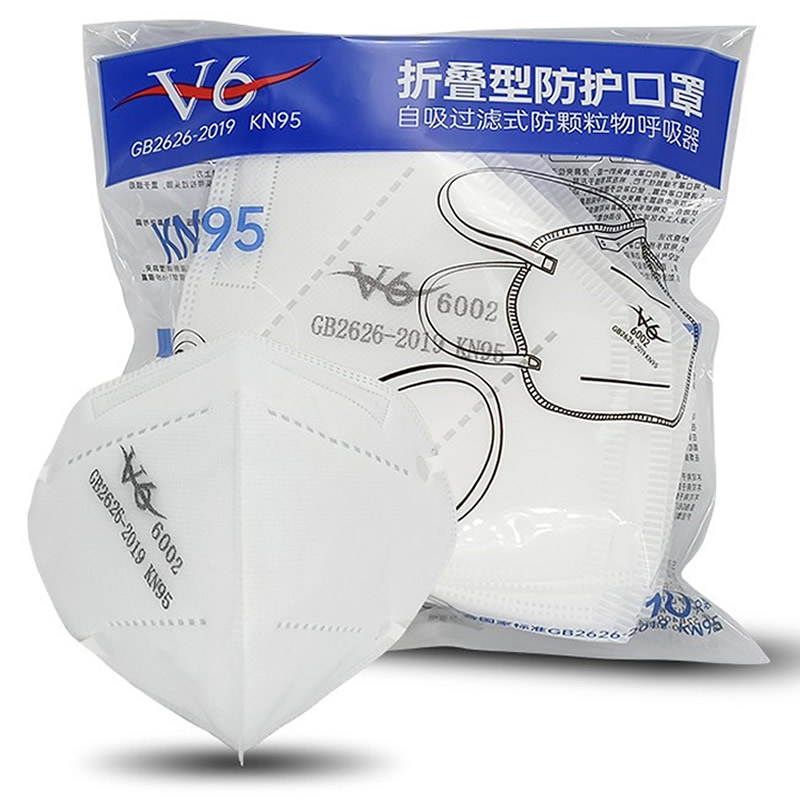 V6 6002 KN95 Particulate Respirator Masks