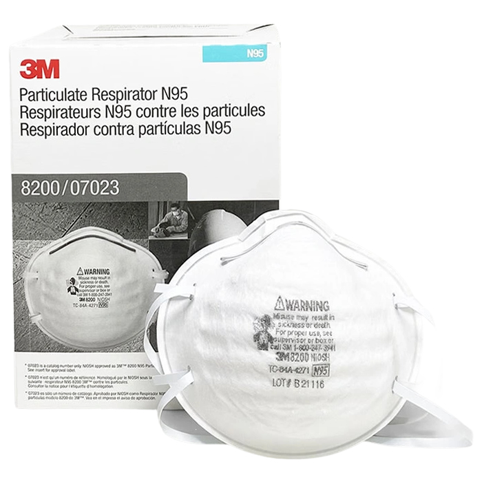 3M 8200 N95 Respirator Mask