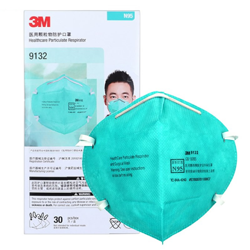 3M 9132 Healthcare Particulate Respirator and Surgical Masks N95