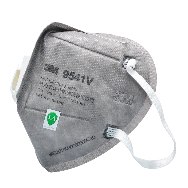 3M 9541V KN95 Activated Carbon Mask Earloop Particulate Respirator with Valve