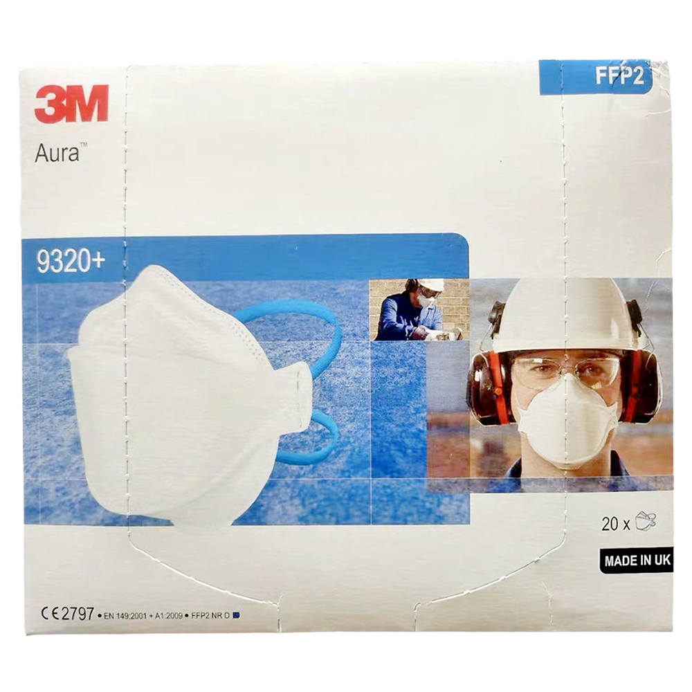 3M Aura 9320+ FFP2 NR D Particulate Respirator Masks